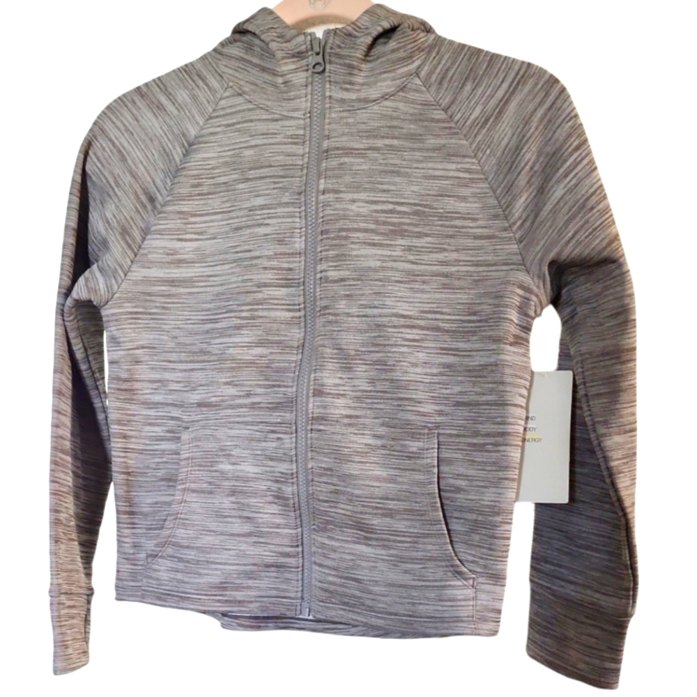 Zella Girls Hoodie Activewear Jacket Sz L 10/12 - Picture 2 of 9